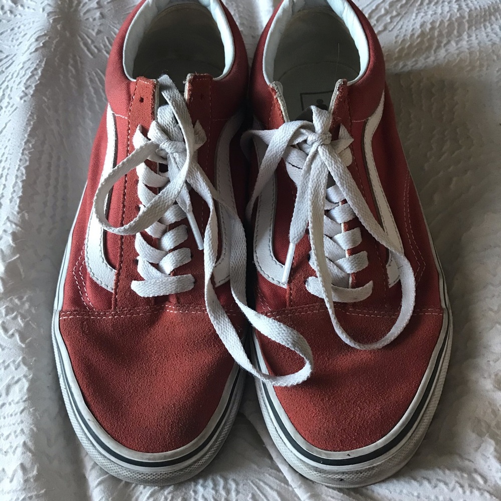 BURNT ORANGE VANS